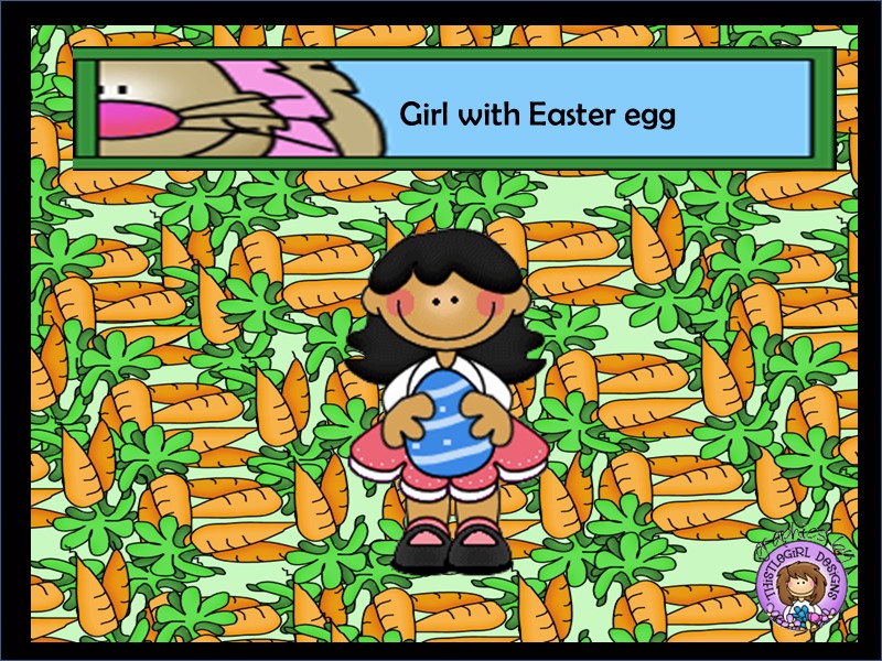 Girl with Easter egg